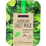 Men - Sheet Masks Facial Masks Freeman Beauty, Superfood Sheet Mask, Brightening Spinach, 1 Mask