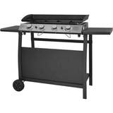 Griddles Callow 4 Burner Plancha with Stand Side tables