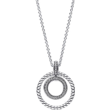 Pandora Necklaces Pandora Signature Pavé & Beads Pendant & Necklace - Silver/Transparent