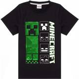 Elastane Pyjamases Minecraft Boy's Short Pyjama Set - Black/Green/Grey