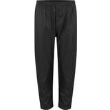 Windproof Rain Pants Children's Clothing Mac in a Sac Overtrousers - Black