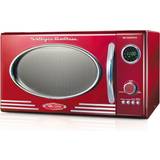 Countertop Microwave Ovens Nostalgia NRMO9RR Red