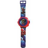 Red Alarm Clocks Kid's Room Lexibook Adjustable Projection Watch with Digital Screen Spiderman