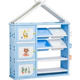 Plastic Storage Homcom Toy Box Organiser