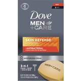Dove Men Bath & Shower Products Dove Men+Care Skin Defense 3-In-1 Hand + Body + Shave Bar 6 Bars 3.75 Each