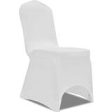 vidaXL 100 pcs Stretch Loose Chair Cover White