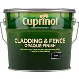Cuprinol Black - Woodstain Paint Cuprinol Cladding & Fence Opaque Woodstain Black 10L