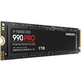 M.2 - PCIe Gen4 x4 NVMe - SSD Hard Drives Samsung 990 PRO SSD MZ-V9P1T0BW 1TB