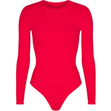 Red - Women Shapewear & Under Garments SKIMS Fits Everybody Long Sleeve Crew Neck Bodysuit