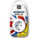 Eu to uk travel adapter Go Travel EU UK Adaptor