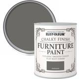 Grey Paint Rust-Oleum Anthracite Chalky Finish Matt Paint 750ml Wood Paint Grey 0.75L