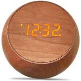 Gingko Alarm Clocks Gingko Tumbler Click Clock Walnut