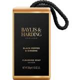 Baylis & Harding Bar Soaps Baylis & Harding Signature Black Pepper Ginseng Soap on a Rope 200g