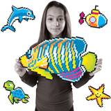 Tomy Role Playing Toys Tomy Jixelz 1500 Piece Set Under The Sea
