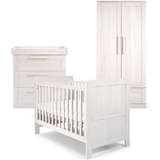 Mamas & Papas Atlas Cot bed, Dresser Wardrobe- Nimbus