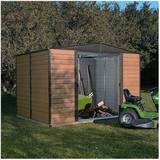 Metal shed floor Rowlinson 10x6 Woodvale Metal Apex Shed with (Building Area )