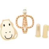 Machine Washable Teething Toys Matchstick Monkey Gigi Giraffe Teething Starter Set