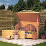 Rowlinson Sheds Rowlinson Shiplap Garden Chest 940 1380 900 Dipped Honey (Building Area )