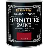 Rust-Oleum Red Paint Rust-Oleum Gloss Finish &Ndash; Empire Wood Paint Red 0.75L