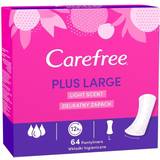 Carefree Plus Large Light Scent Panty Liners 64-pack