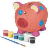 TOBAR Toy Figures TOBAR Doodle Girls Paint Your Own Ceramin Piggy Bank/Money Box One Size