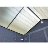 Palram Canopia 6 Double Door Apex Shed with Skylight Roof