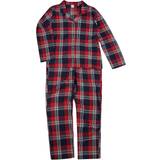 Blue Sleepwear SF Mens Tartan Pyjama Set