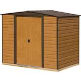 Rowlinson 8x6 Woodvale Metal Apex Shed with (Building Area )