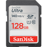 SDXC - U1 Memory Cards SanDisk Ultra SDXC Class 10 UHS-I U1 A1 140MB/s 128GB
