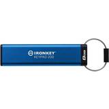 8 GB Memory Cards & USB Flash Drives Kingston IronKey Keypad 200 8GB USB 3.2 Gen 1