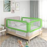 Green Bed Guards Kid's Room vidaXL Toddler Safety Bed Rail Green 180x25 Fabric Baby Cot Bed Protection
