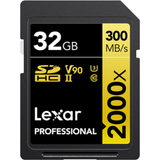 LEXAR Professional SDHC UHS-II Class 10 U3 V90 300/260MB/s 32GB (2000x)