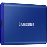 External - SSD Hard Drives Samsung 2TB T7 Portable SSD (Blue) MU-PC2T0H/AM