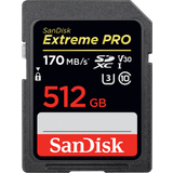 SanDisk Extreme PRO SDXC Class 10 UHS-I U3 V30 170/90MB/s 512GB