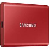 Samsung 2TB T7 Portable SSD (Red) MU-PC2T0R/AM