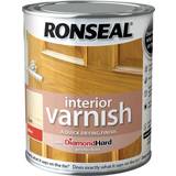 Ronseal Wood Protection Paint Ronseal Interior Varnish Quick Dry Gloss Wood Protection 0.75L