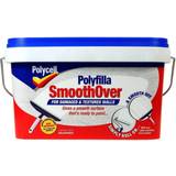 Primers Paint Polycell SmoothOver for Textured Walls Metal Paint White 1L