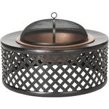 Safavieh Outdoor Collection Jamaica Fire Pit Copper/Black