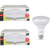 Feit Electric LED BR30 65W Light Bulb (12-Pack) in White White