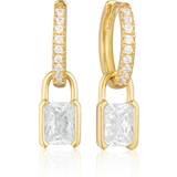 Sif Jakobs Roccanova Earrings - Gold/Transparent