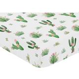 Polyester Sheets Sweet Jojo Designs Cactus Floral Crib Sheet 28x52"