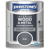 Johnstones Grey - Metal Paint Johnstones Interior Hardwearing Undercoat Metal Paint Grey 0.75L