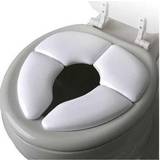 Toilet Trainers Mommys Helper Cushie Traveller Folding Padded Toilet Seat White