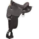 17" Horse Saddles King Trekker Endurance Saddle W/O Horn - Black