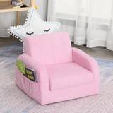 Homcom 2 In 1 Kids Armchair Sofa Bed Fold Out Padded Frame