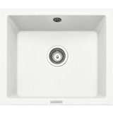 Rangemaster Kitchen Sinks Rangemaster Single Bowl Undermount White Granite
