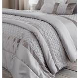 Bedspreads Catherine Lansfield Sequin Cluster Bedspread Silver, Grey (260x240cm)