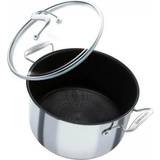 Dishwasher Safe Stockpots Circulon SteelShield Nonstick Stainless Steel C-Series with lid 7.6 L 26 cm