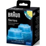 Braun Shaving Accessories Braun Clean&Renew CCR2 Rengöringspatronsats för rakapparat för Activator Syncro SyncroPro