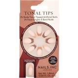 Tips Nails Inc Tonal Tips Nude Tonal Tipped Artificial Pack Of